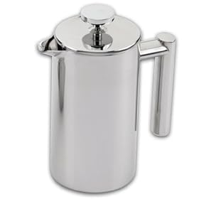 Grunwerg Double-wall Straight Sided Cafetiere, 8 Cup