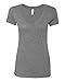 Next Level Ladies' Triblend Deep V M PREMIUM HEATHER