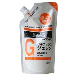 【クリックで詳細表示】Amazon.co.jp ｜ リキテックス ジェッソ 250ml 詰替用パック ｜ ホビー 通販
