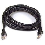 BELKIN A3L791B02M-BLKS - Black Category 5e Network Cable - 2 m