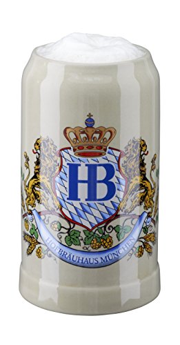 German Beer Mug Munich Hofbräuhaus München HB mug 1 liter King Werk KI 1000059