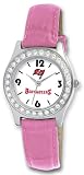 NFL Women's BU20009 Tampa Bay Buccaneers "Game Day Dazzler" Pink Leather Watch