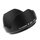 Mennon Thumb Lock Mount DC-b 49 49mm Lens Hood, Black