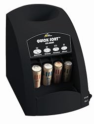 Royal Sovereign Fast Sort Coin Sorter, Black (CO-1000)