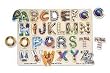 MELISSA & DOUG ALPHABET ART WOODEN PUZZLE