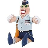 Dogloveit Squeaky Stuffed Canvas Mailman Postman Toy for Pet Dog Cat, 17"