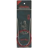 Red Line Circular Knitting Needles: 40"-Size 3