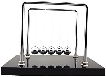 Makigo 5 Balls Classic Newton's Cradle - 10 1/5 Inch with 304 Stainless Strings