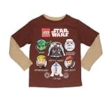 Lego Star Wars Large Character Profile Long Sleeve Boys T-shirt