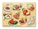 Wooden Food Peg Puzzle by Melissa and Doug