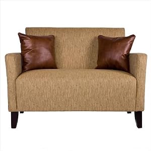 Sutton Loveseat in Natural Khaki Tan