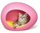 pEi Pod 74193 Pet House pink, Kissen pink / wei&szlig;e Punkte