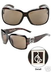 Baby Phat 2019 Tortoise Plastic Logo Sunglasses