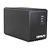Cavalry 2 Bay eSATA + USB 2.0 RAID External Enclosure, RAID 0, RAID 1 EN-CADA2B-ZB01 (Black)
