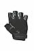 Harbinger Pro Non-Wristwrap Vented Wash & Dry Glove with Padded Leather Palm (Old Style), Black, Large