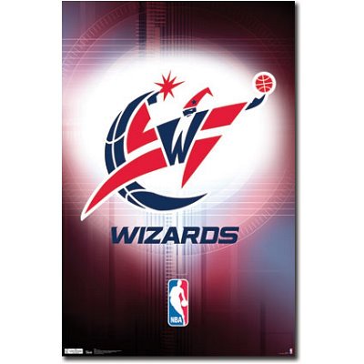 (22x34) Washington Wizards Logo Sports Poster Print
