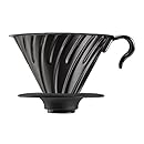 Hario VDM-02BC V60 02 Metal Coffee Dripper, Black