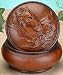 Faux Wood Wolves Jewelry Trinket Box Collectible Decoration Container