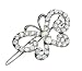 Crystal Clear Swirling Wing Butterfly Hair Clip