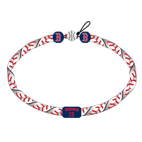 GameWear Classic Jersey Frozen Rope Baseball Necklace - Boston Red Sox Dustin Pedroia