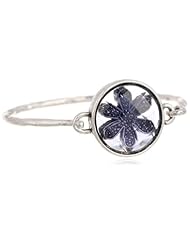Lucky Brand "Amy" Flower Gemstone Cuff Bracelet
