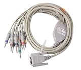 Schiller 10-Lead ECG/EKG Cable AHA Banana 4.0 Connector ECG 101G 300G 9801 9803 Cable Electrocardiogram Machine Lead Wire