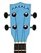 Kala MKA-SD-LBL Makala Dolphin Soprano Ukulele Bundle with Gig Bag, Austin Bazaar Instructional DVD, Clip-On Tuner, and Polishing Cloth - Light Blue