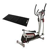 Ironman H-Class 610 Smart Technology Elliptical Trainer with Bluetooth, 18" Stride, Heart Rate Control and BONUS Equipment Mat