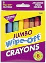 TREND ENTERPRISES WIPE-OFF CRAYONS JUMBO8/PK