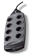 Belkin SurgeMaster Maximum �berspannungsschutz (2m Kabel, 8 Netzausg�nge, inkl. Telefonschutz)