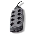 Belkin SurgeMaster Maximum �berspannungsschutz (2m Kabel, 8 Netzausg�nge, inkl. Telefonschutz)