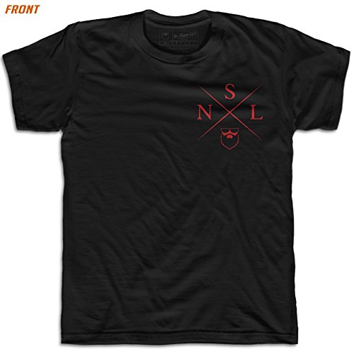 No Shave Life Men's Live Bearded Shirt 6X-Large Black