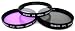 Zeikos ZE-FLK52 52mm Multi-Coated 3 Piece Filter Kit (UV-CPL-FLD)