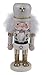 Clever Creations Soldier Nutcracker Chubby Officer Nutcracker | Perfect for Shelves and Tables | Collectible Festive Christmas Decor | 100% Real Wood | 10” Tall