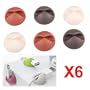 6 X Wire Cord Cable Tidy Drop Holder Clip Organizer Fixer