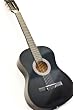 Black Acoustic Guitar with Accessories Combo Kit Beginners