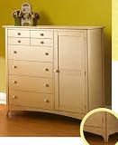 American Journal Mule Chest w/ Metal Hardware Cottage White