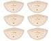 Pedag Step Symmetrical Self Adhesive Leather Arch Support Inserts, Tan, Medium, 3 Count