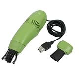 Gino Green Keyboard Dust USB Mini Vacuum Cleaner for Computer Laptop