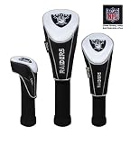 Oakland Raiders Set of Three Headcovers