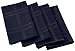 Cuisinart Easy Care Spill-Proof Formal Microfiber Fabric Dinner Napkin, 4-Pack, Navy
