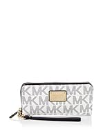 Michael Kors Cartera Jet Set Item Tech Continental (Blanco)