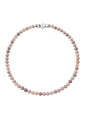 10-11mm 20" Multicolor Freshwater Pearl Necklace "A" 14K White Gold Barrel Clasp
