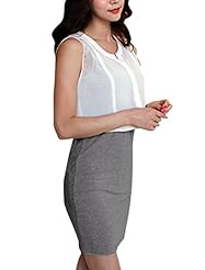 Sleeveless Chiffon/Polyester Scoop Neck Stretchy Sheer Mini Dress 