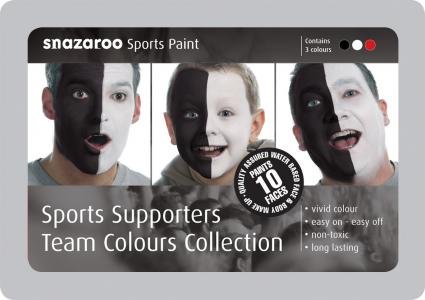 Childrens Toyshop  Toys : Supporters Tin Kit: Black, White, Bright Red