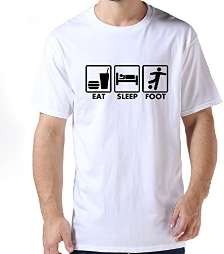 Eat Sleep Foot T Shirts For Mens