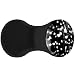 8 Gauge Black Glitter Saddle Plug