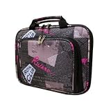Sony DVP-FX930 Fitted CaseCrown Double Memory Foam Thin Netbook Case Bag With Front Pocket (News Style)