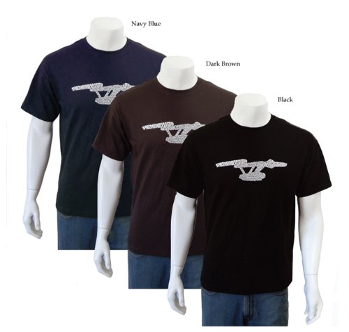  Men's BROWN Star Trek Shirt XL - Created out of the classic Star Trek Monologue