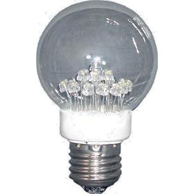 Lights of America 2026LED-30K-24 LED 1.5 Watt Standard Base Pendant Style Warm White Light Bulb